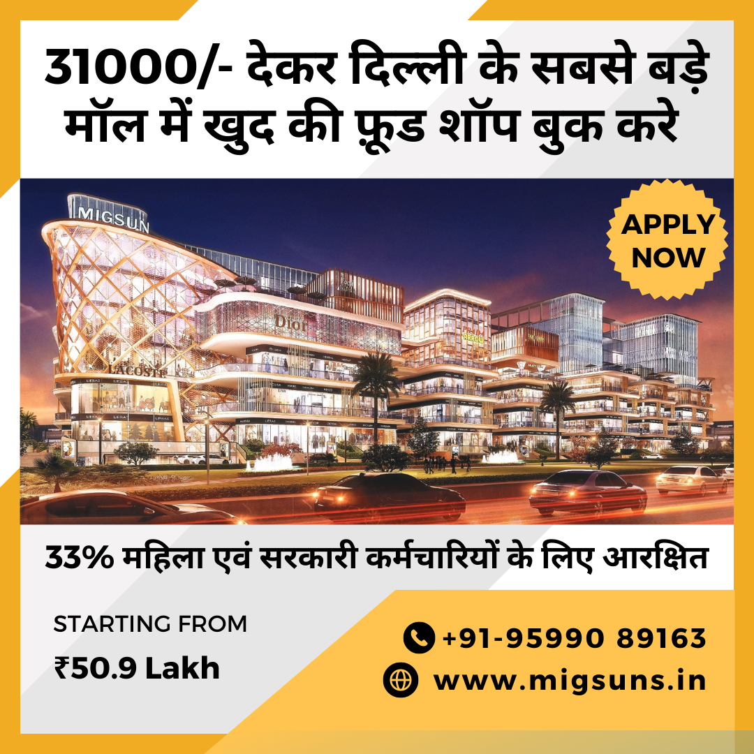 Delhi Commercial Shops Flyer 2